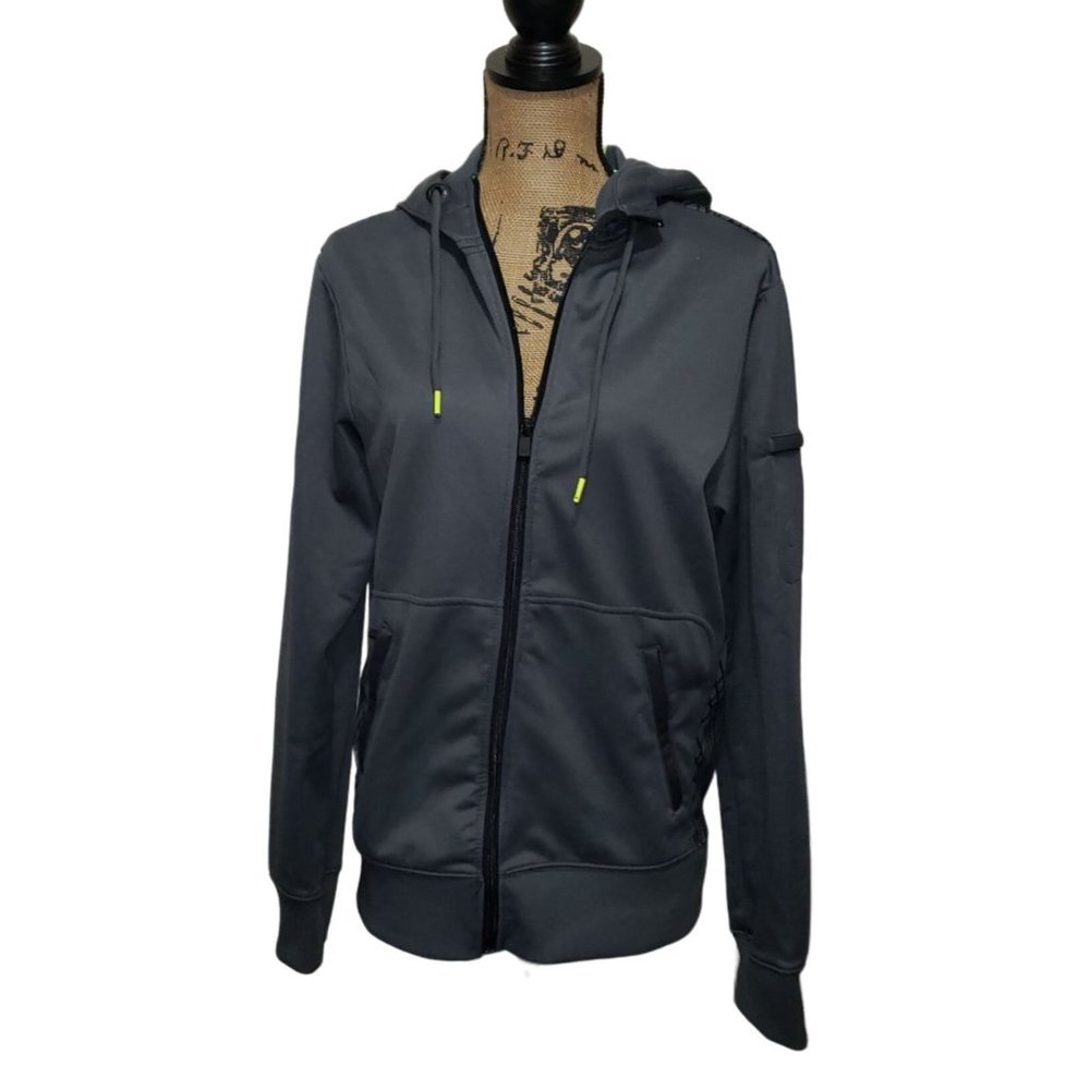 A87 (Aeropostale) Medium Athletic wear street wear Full zip gray hooded jacket